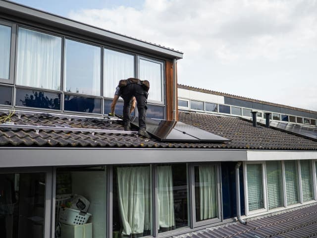 Completed residential rooftop solar installation in San Jose